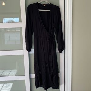 Black Wrap Dress